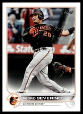 2022 Topps Pedro Severino Baltimore Orioles #72