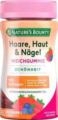 Nature's Bounty, für Haare, Haut und Nägel, mit Kollagen, 60 Beeren-Weichgummis