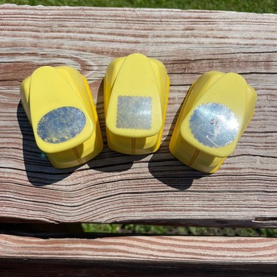Marvy Uchida Scrapbooking Punches Lot of 3 Multi-Use Teachers Prove Tags Labels