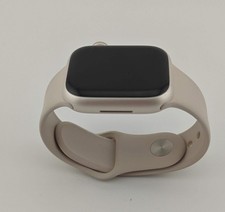 Apple Watch Series 7 41mm Starlight Aluminum Sport A2475 GPS Cellular Used Poor