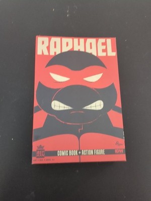BST AXN Teenage Mutant Ninja Turtles Raphael Comic Book + Action Figure