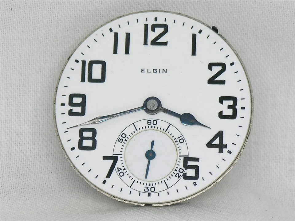 RELOJ BOLSILLO FERROCARRIL VINTAGE 16S ELGIN 21 JEWEL BW RAYMOND GR 478, ¡FUNCIONANDO! Foto 2 de 4