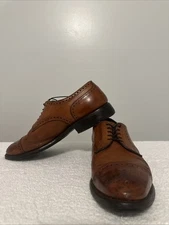Allen Edmonds Strand Men's Size 8D Cap Toe Oxford 1635 Walnut Leather Shoes