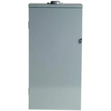 QO 200 Amp 8-Space 16-Circuit Outdoor Main Breaker with Feed-Thru Lug and Cover