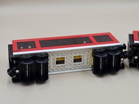 LEGO CITY Passenger Train 7938 Parts. Incomplete Set. Non Motorized Train Cars.