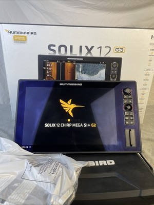 Humminbird SOLIX 12 Chirp Mega SI+ G2 With Suncover Mount And Power Cord