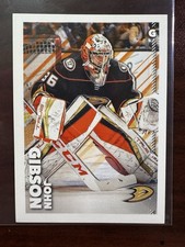 2022-23 Topps NHL Album Sticker #10 John Gibson - Anaheim Ducks