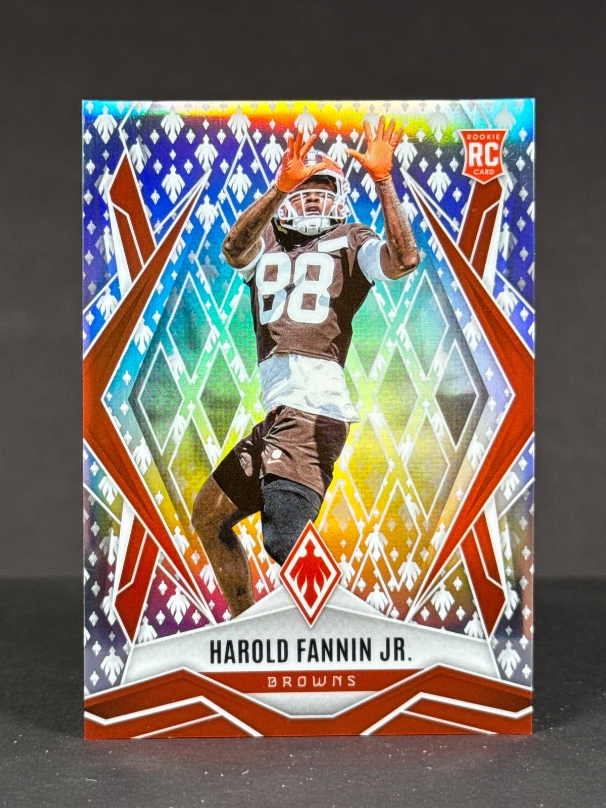 Harold Fannin Jr. 2025 Panini Phoenix RC Silver Phoenix /149 Rookie #217 Browns