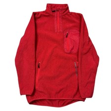 Musto Evolution Fleece Jumper 1/4 Zip Sailing Red Mens XS