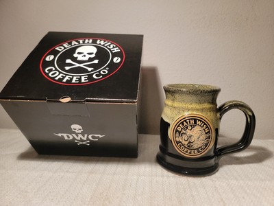 Death Wish Coffee Co Deneen Pottery 2025 Two Faced Tankard 2555/3500 LIMITED NEW
