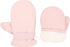 Toddler Gloves Kids Mittens Winter Warm Lined Fleece 6-18 mo. Waterproof PINK