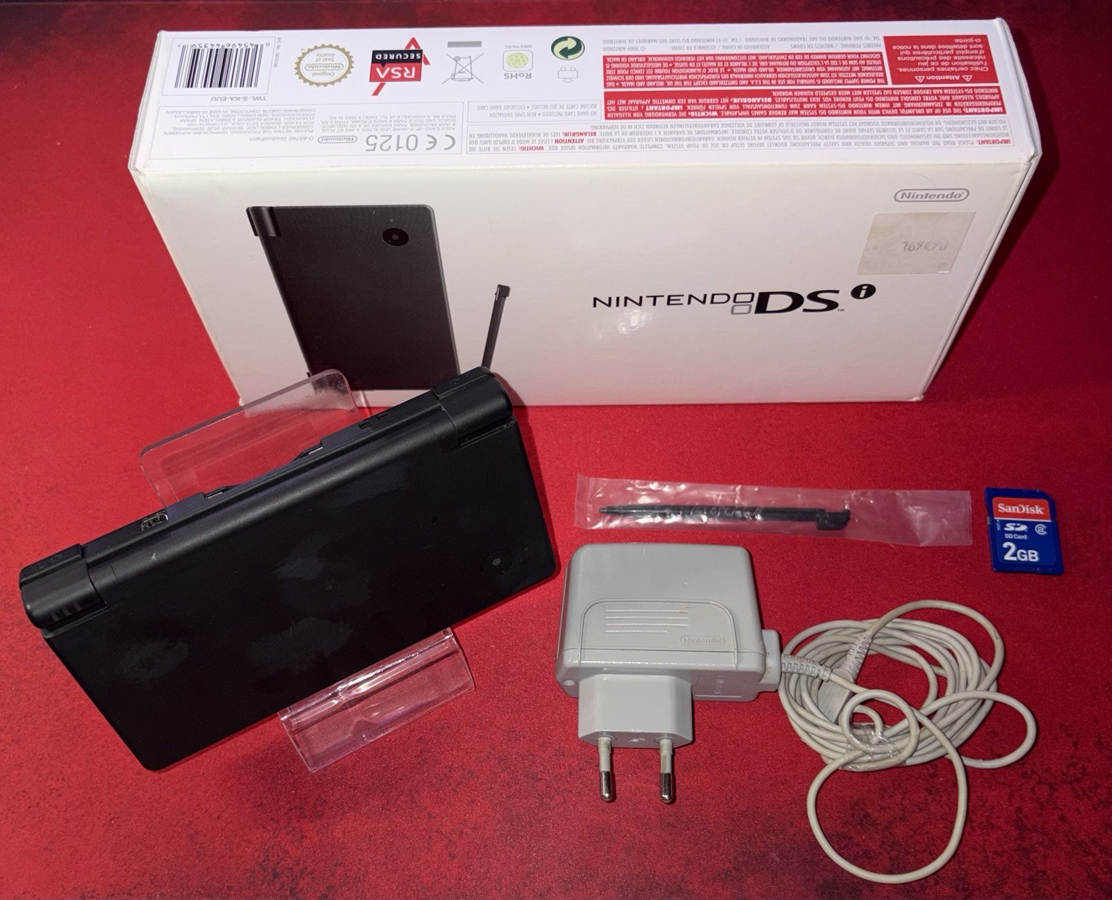 Console Nintendo DSi Nero Completo Di Scatola E Caricatore + Accessori