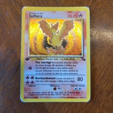 Carte Pokémon HOLO Sulfura 12/62 Fossile Edition 1 Français Wizards
