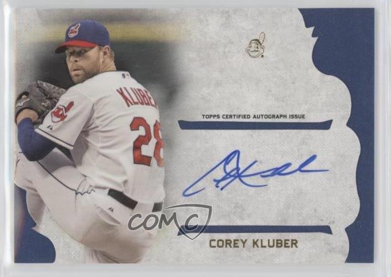 2015 Topps Supreme Simply Supreme Corey Kluber #SSA-CK Auto 0xz8
