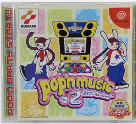 Pop'n Music 1 2 3 4 Append Disc Music Game set Konami Sega DC Dreamcast Japan