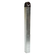 RUBBERMAID COMMERCIAL FG2570L4BLA Cigarette Receptacle, Black, 1 gal
