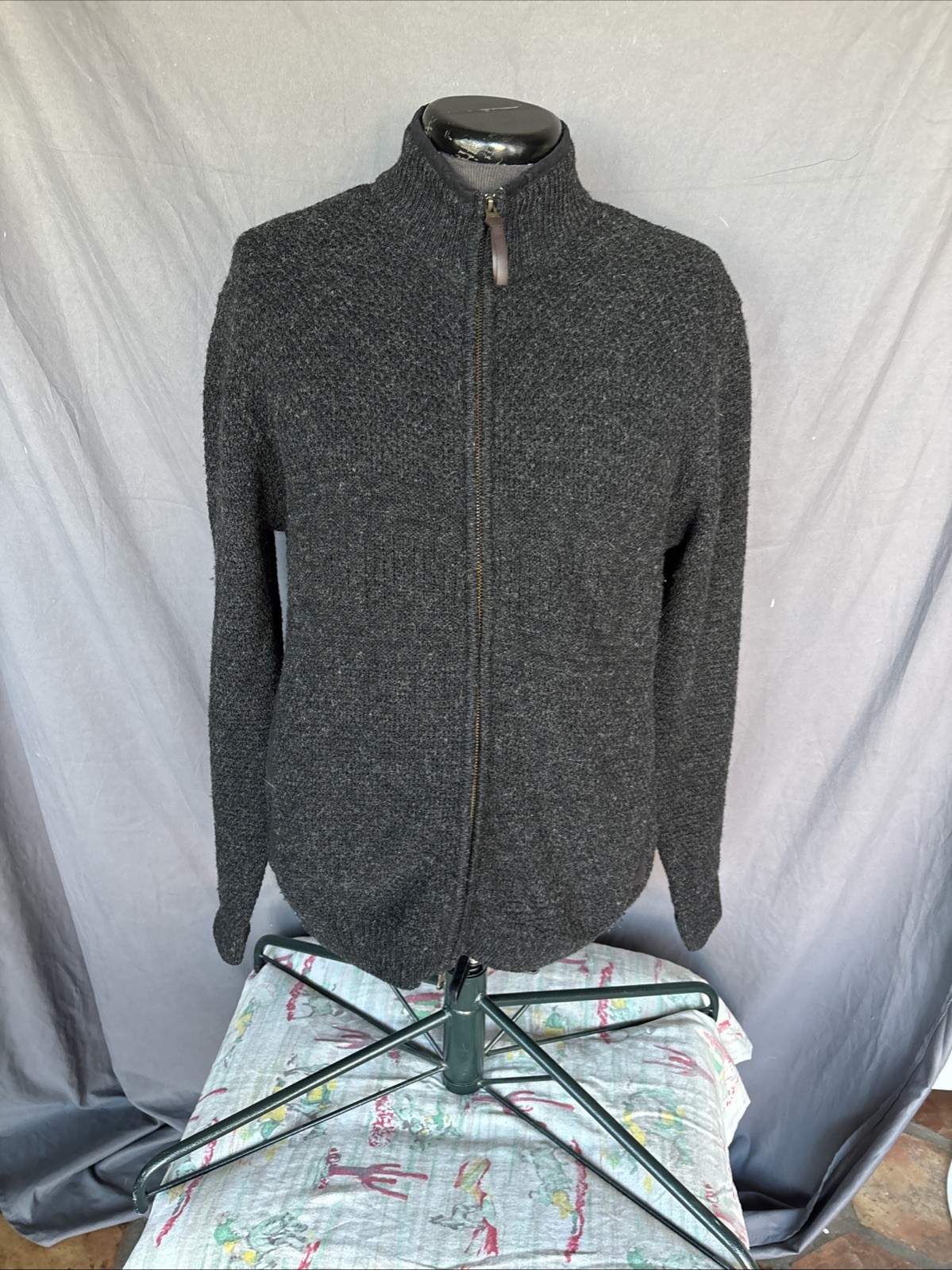 Pendleton Full Zip Cardigan Sweater Shetland Wool… - image 1