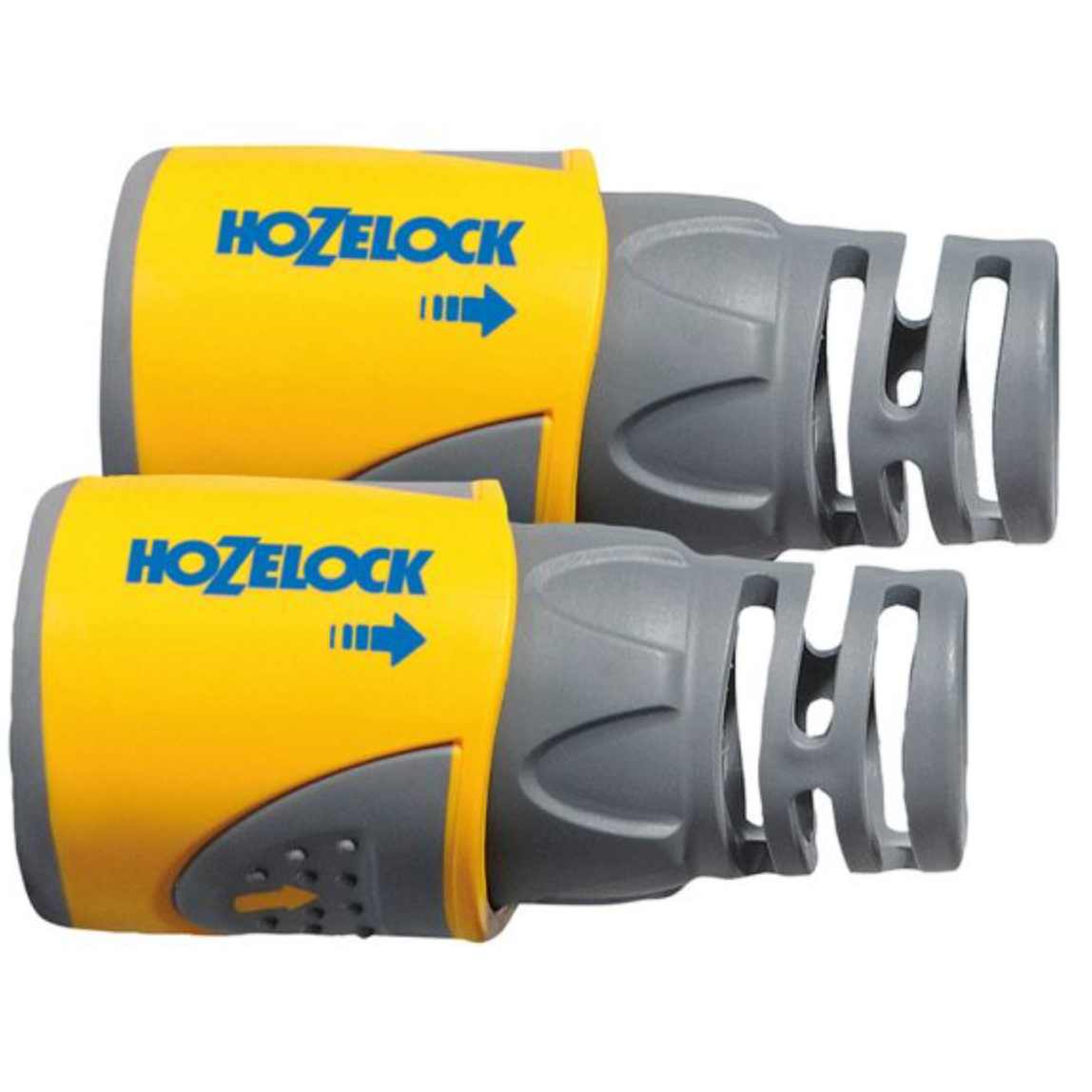 Hozelock 2050 Hose End Connector Plus TWINPACK - Garden Watering Irrigation