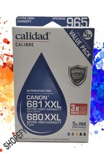 Calidad PGI-680XXL  CLI-681XXL Compatible Ink Cartridge 5-Pack   For Canon