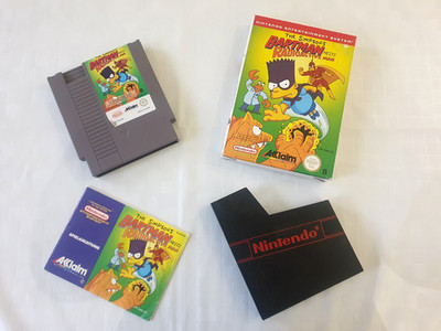 NES Spiel - BARTMAN Meets Radioactive Man + OVP + Anl. Spielmodul Nintendo