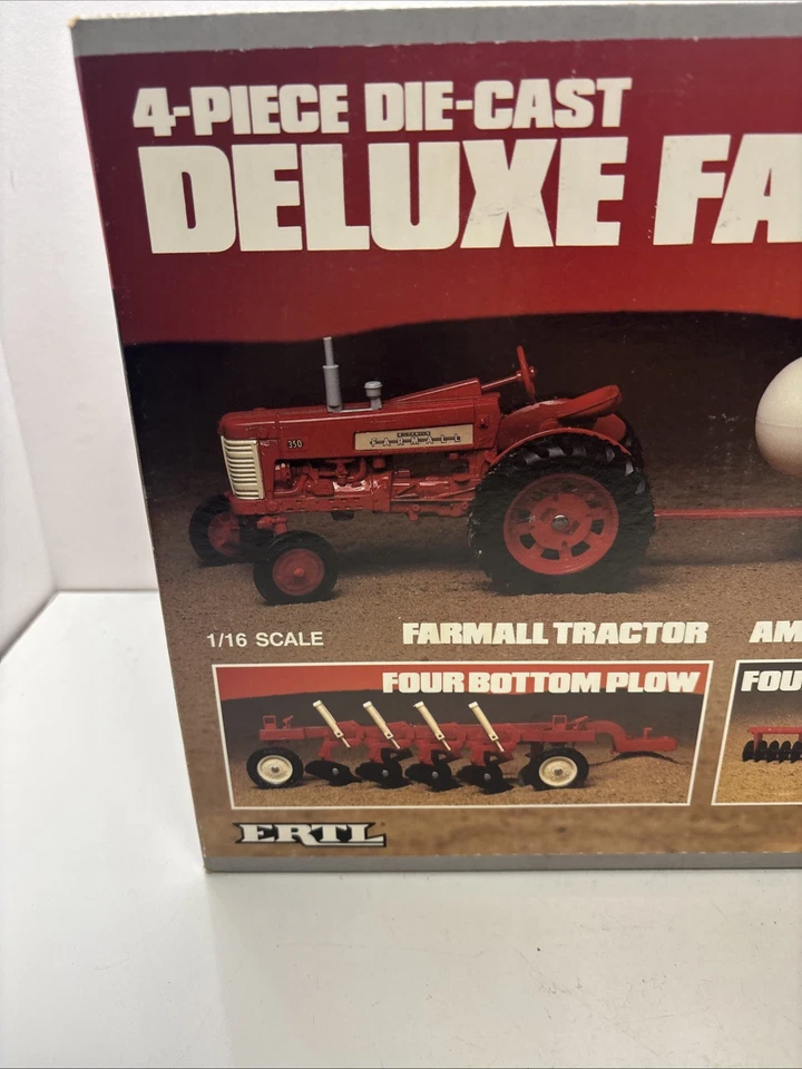 Juego de granja de lujo fundido a presión Ertyl 1987 vintage 5044 (¡RARO!) Foto 2 de 4