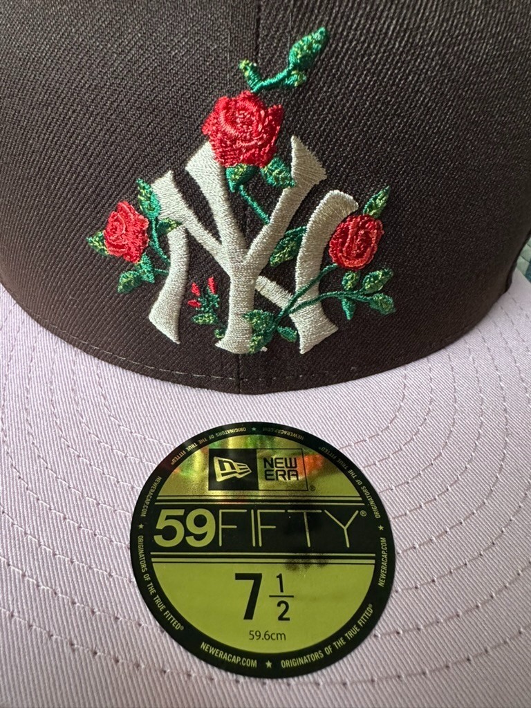 New Era 59FIFTY New York Yankees Fitted Hat NY Side Patch - Size 7