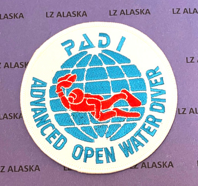 ADVANCED OPEN WATER DIVER PATCH PADI (PRO. ASSOC. of DIVE INSTRUCTORS) EMS3