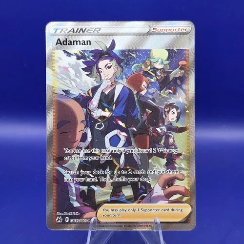 Adaman GG57/GG70 Crown Zenith Galarian Gallery Ultra Rare Trainer Pokemon NM