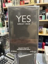 Yes Great Man For Men 3.4 fl. EDT Spray By EBC Perfume Corporation USA New 🆕