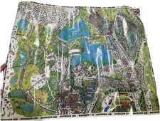 Vintage 1984 Minnesota Zoo Bob Terrio Souvenir Map Poster - Awesome Artwork!