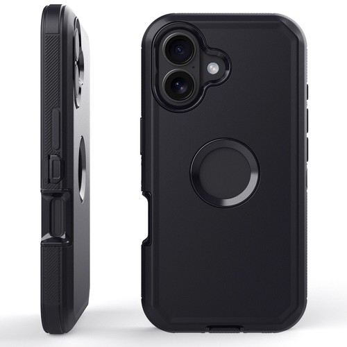 For Apple iPhone 16/pro/pro max/plus/16e 5G Shockproof Rubber Case Rugged Cover - Picture 9 of 84