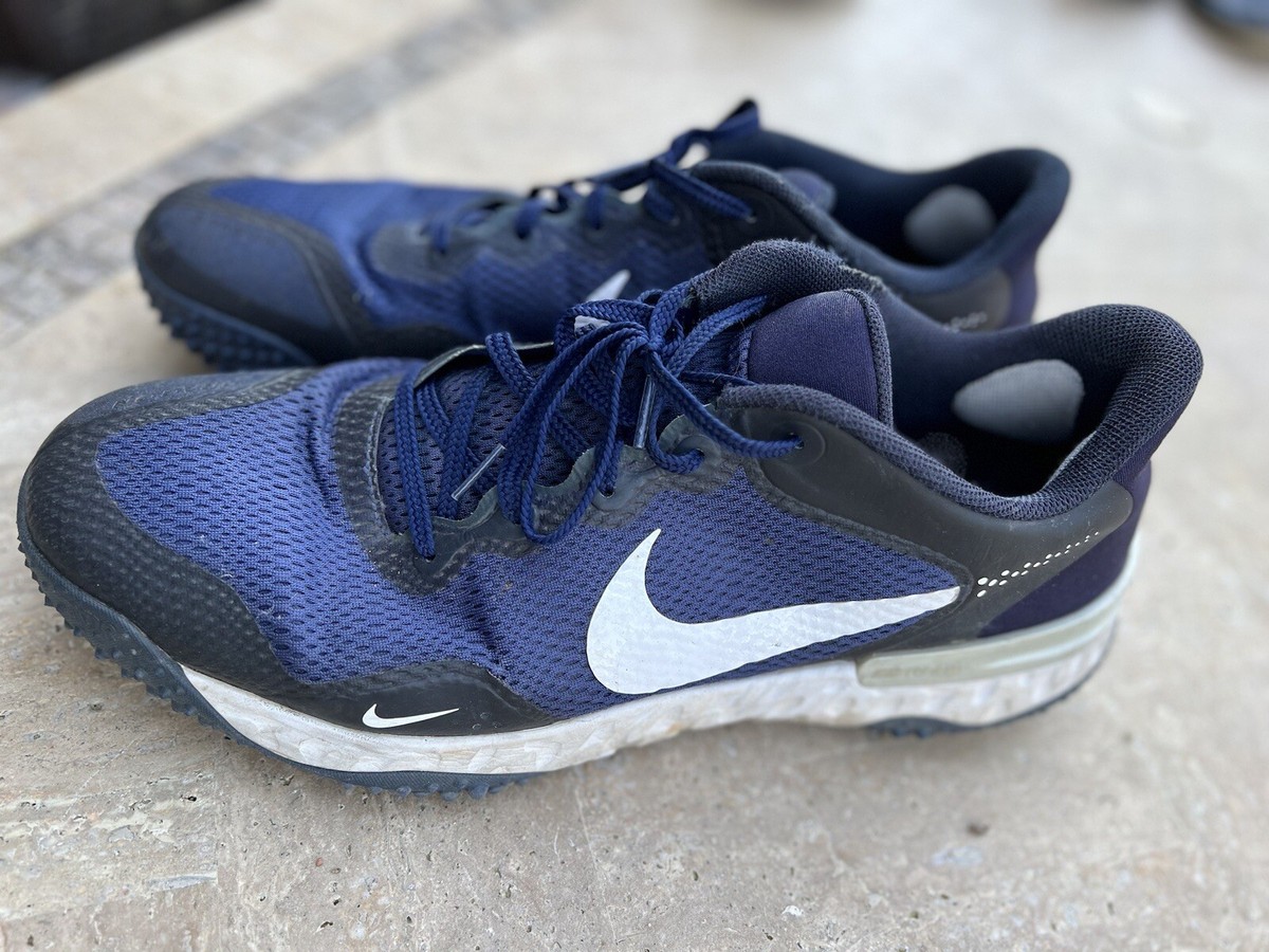 Nike Alpha Huarache Turf Men Baseball Shoes Navy Size 15 | eBay