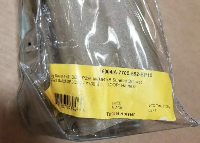 Safariland 6004IA-7700 Dropleg Holster LH SIG P226 MK25 w SureFire X200 300 - Image 4 of 4