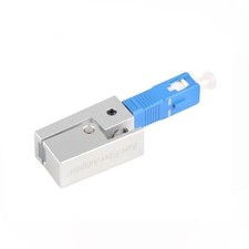 SC square bare fiber adapter SC/UPC flange OTDR testing bare fiber coupler FTTH