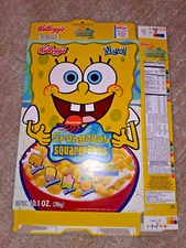 2004 SPONGEBOB CEREAL BOX MINTY !  KELLOGGS