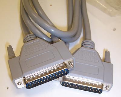 PRO SIGNAL - 25 Pin D-Sub (DB25) Male to Male Lead, 5m Wired 1-1