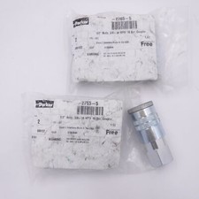 4 Pack Parker 17E Quick Connect Air Couplers 1/2" Body 3/8-18 NPFT 10 Series