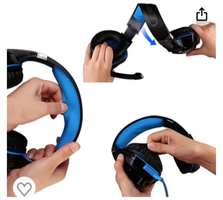 ⭐️New Kotion Each G2000 ProGaming Headset in Box, Immersive Noise Cancelling Mic - Image 4 of 4