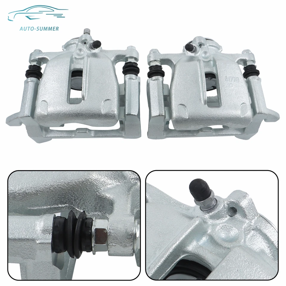 Pinza de freno de disco lateral trasera 2 piezas con soporte para Audi A4 Quattro A5 Quattro Q5 Foto 2 de 4