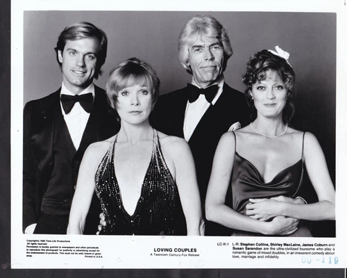 Shirley MacLaine Susan Sarandon James Coburn Loving Couples 1980 photo 43240