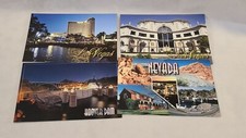 Lot of 4 Vintage Unused Nevada and Las Vegas Landmarks Postcards New