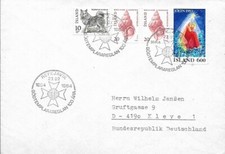 ICELAND - 1984 COMMEMORATIVE COVER REYKJAVIK TO KLEVE GERMANY   [1558]