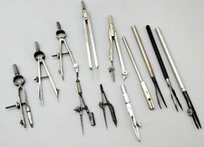 Antique Technical Drawing Draughtsman's /Cartographer/Maths Instruments #2