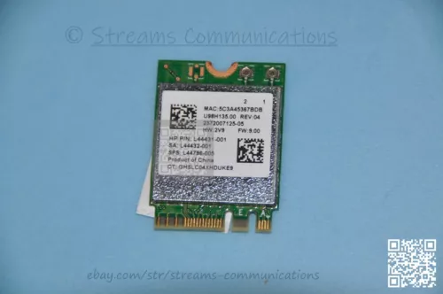 HP Pavilion x360 15-dq2071cl 15-dq2052nr 15t-dq Laptop Wi-Fi Card w/ Bluetooth