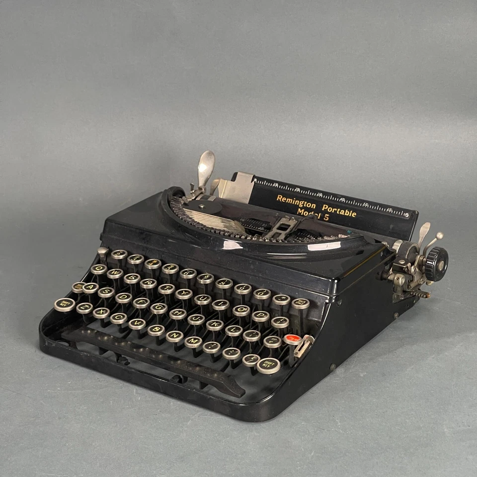 Vintage 1931 Remington Portable Model 5 Noiseless Typewriter Antique Rare Model - Image 2 of 4