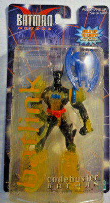 Vintage1999 Batman Beyond Batlink Codebuster Batman w/Optical Disc Phaser NIB