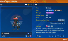 Shiny Greninja 6IVs Tera Type: Poison Pok mon Scarlet and Violet