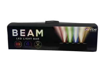 Vibe e-ssential BEAM LED light bar battery powered with 4 colors