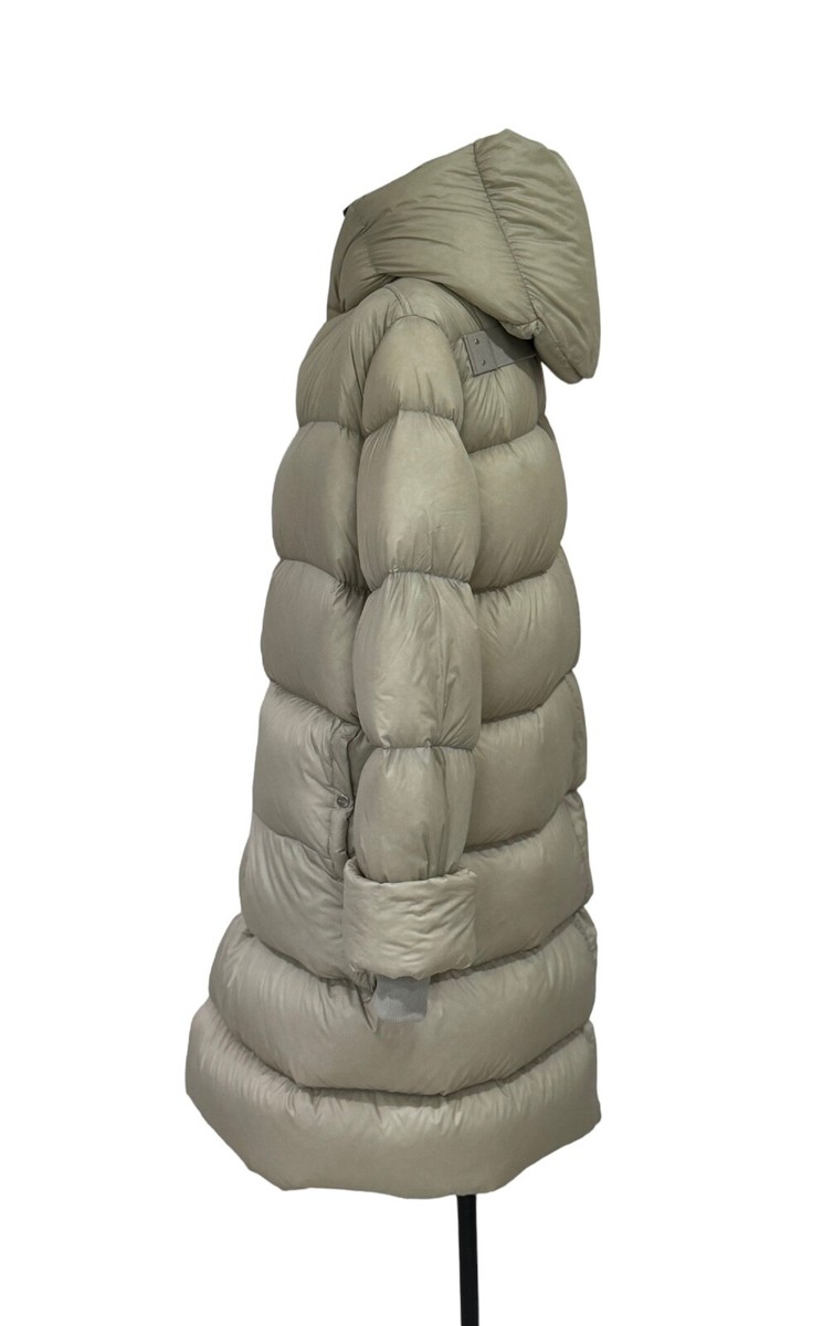 【関税込み】Rick Owens オフホワイト Luxor フーディ Rick Owens 2021 Down Puffer Parka Off White Luxor LS Hooded