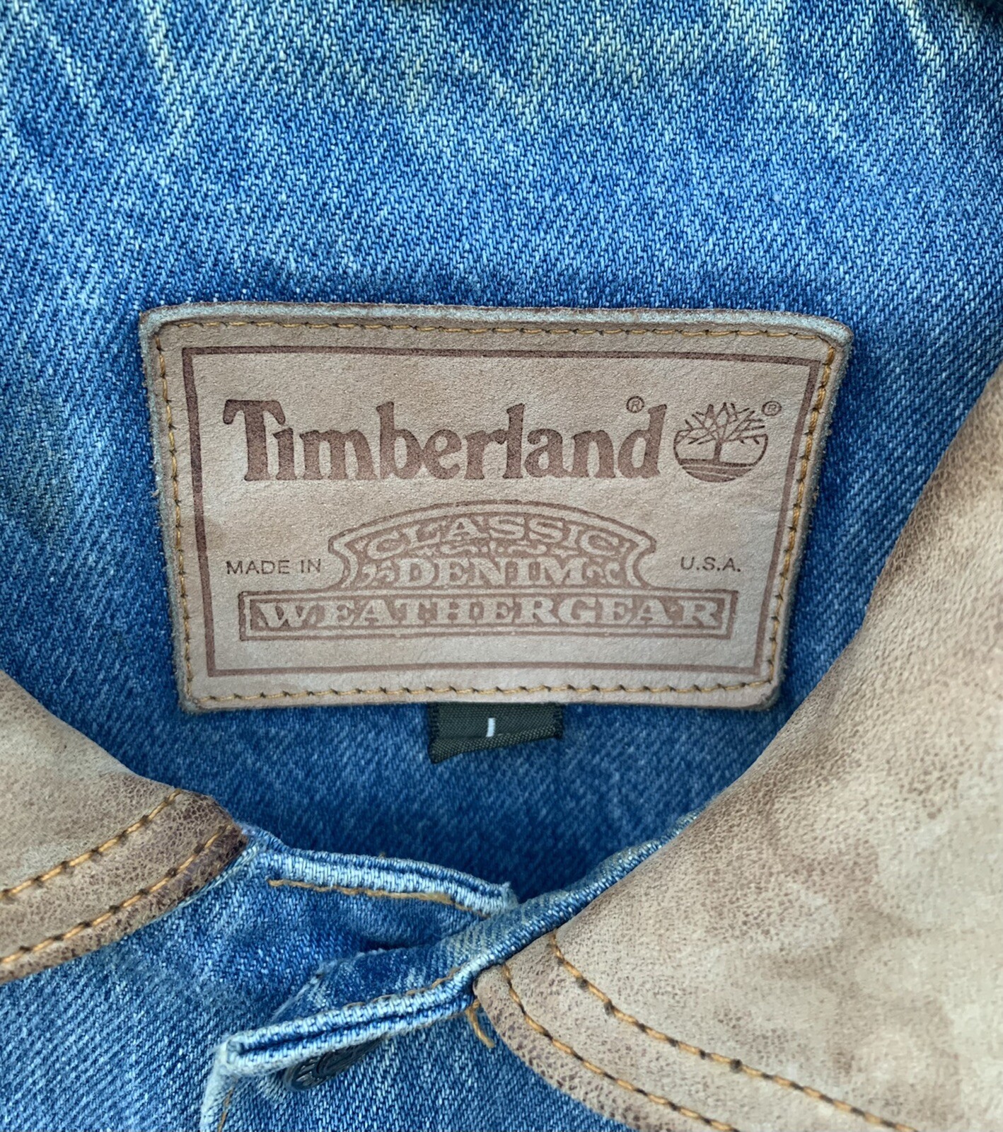 Vintage Timberland Jean Denim Jacket Gem